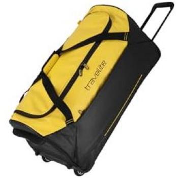 Travelite Basics 71cm Yellow Waterproof Wheeled Travel Bag