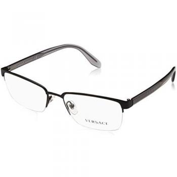 Versace 0Ve1241 Monturas de Gafas, Matte Black, 54 para Hombre