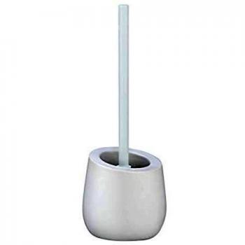 Escobillero para el baño serie Badi color blanco