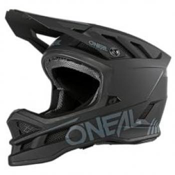 O'Neal Casco de MTB Downhill Blade Polyacrylite Negro, Forro Dri-Lex®, Aberturas de ventilación para el Flujo de Aire y refrigeración, Adulto, Talla M