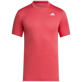 Camiseta Adidas Freelift Scarlet Rojo para Hombre - Diseño de Manga Corta