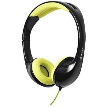NGS Speedy Binaurale Diadema Negro, Amarillo - Auriculares