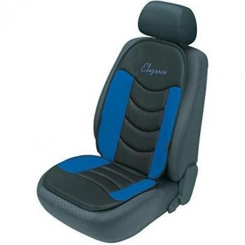 Walser 14177 Funda de Asiento de Coche Gerini Azul, Funda de Asiento Universal y Almohadilla Protectora, Protector de Asiento para Coches y Camiones