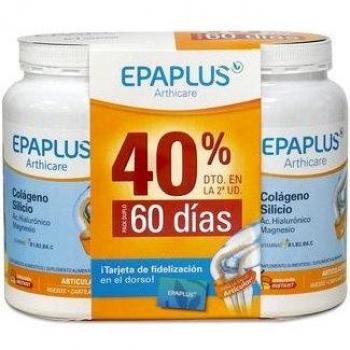 Epaplus Arthicare Colágeno + Silicio + Ácido Hialurónico + Magnesio Sabor Limón Duplo Pack 2 x 334g