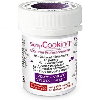 Colorante Alimentario en Polvo Artificial Color Violeta 5g - Scrapcooking