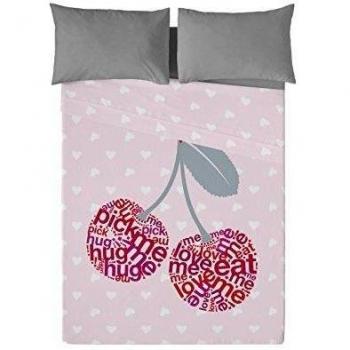 Wild About Words  Juego De Sábanas Cherries Rosa/Fucsia Cama 150/160
