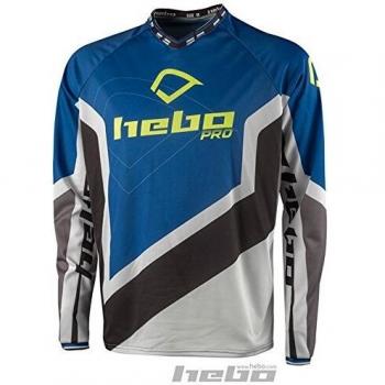 HEBO HE2180AXXL Trial Pro Camiseta, Azul, Talla XXL