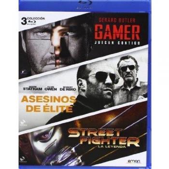 Pack: Gamer + Street Fighter + Asesinos De Élite [Blu-ray]