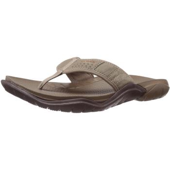 Crocs Swiftwater Flip Men, Hombre Sandalia, Marrón