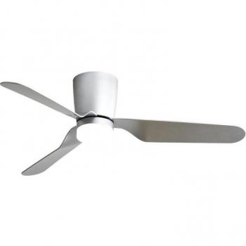 Ventilador de Techo DC 18W Kochi Níquel 3 Aspas Plata