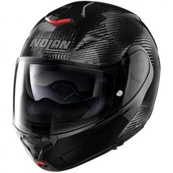 Casco Modular Nolan X-Lite X-1005 Ultra Carbon Negro-Brillante con sistema N-Com, talla XL