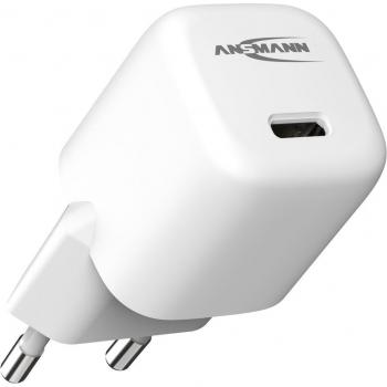 Cargador Ansmann Home Charger HC120PD GaN Mini, 3A/20W USB-C 1001-0153