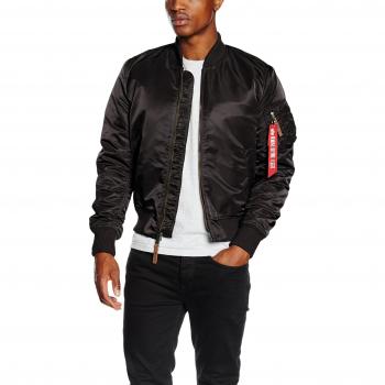 Alpha Industries MA-1 VF 59 Vintage Fit Bomber Jacket - Black - 3XL - Nylon/Polyester