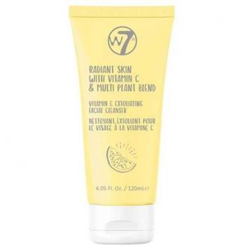 W7 Radiant Skin Exfoliating Facial Cleanser with Vitamin C - 120 ml