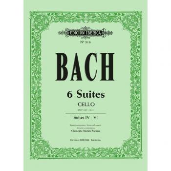 Editorial Boileau Bach 6 Suites para Violonchelo Solo, Volumen 1 (Suites I-III) BWV 1007-1009