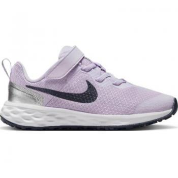 Deportivas de Niña Nike Revolution 6 DD1095 500 - Varios colores, modelo ligero y transpirable, suela de goma para tracción, amortiguación suave, diseño moderno y cómodo