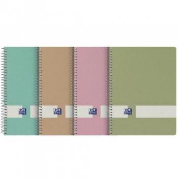 Cuaderno Oxford Europeanbook Nature A5+ 80h 5x5 - Pack de 5