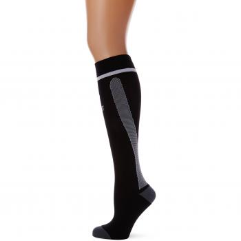 Sportlast Start Calcetines Largos de Comprensión, Negro / Blanco, XS