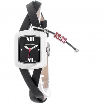 Reloj de Mujer Laura Biagiotti LB0044L-NE con Correa de Cuero y Movimiento de Cuarzo