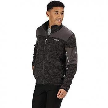 Regatta Collumbus Vi - Forro Polar elástico para Hombre con Cremallera Completa, Hombre, Color Magnet/Magnet, tamaño XXXX-L