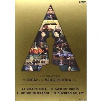 Pack 4 Mejores Películas Oscar: El Discurso Del Rey + El Paciente Inglés + El Último Emperador + La Vida Es Bella [DVD]