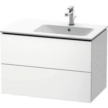 Mueble Bajo Lavabo Duravit L-Cube 82x48,1cm, 2 Cajones, Becken Derecho, Color Leinen