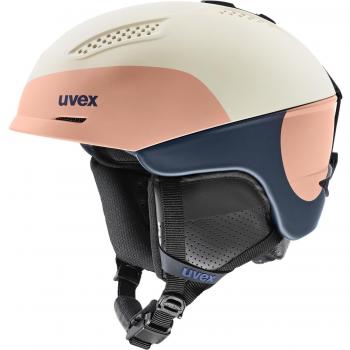 Casco Uvex Ultra Pro WE Limited Edition Woman beige rosa perlado azul - Talla 51-55