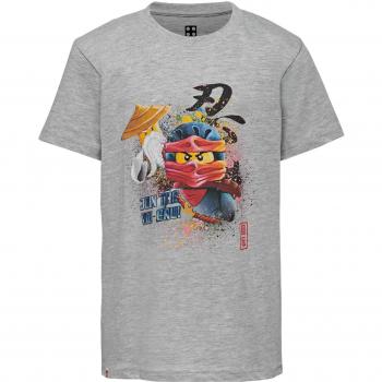 LEGO Wear Boy Ninjago Cm-50231-T-shirt, Camiseta para Niños, Gris