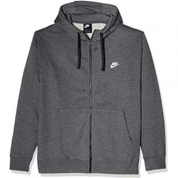 NIKE Club Hoodie Ft Sudadera con Capucha y Cremallera Completa, Hombre, Gris
