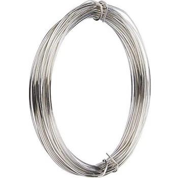 Hilo de Cobre Recubierto de Plata 0,80 mm - 6 m, Medida Profesional