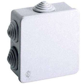 CAJA ESTANCA SUPERFICIE CON CONOS 80X80X45 MM