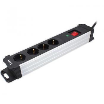 Regleta 4 Tomas con Protección y Interruptor TM Electron