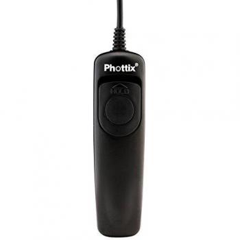 Phottix N8 - Cable disparador compatible con Nikon, negro