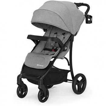 Kinderkraft Silla de Paseo Ultraligera CRUISER, Ruedas de Goma, Suspensión, Gris