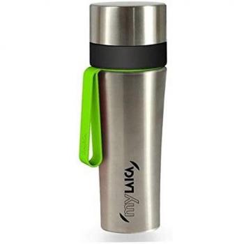 Botella Laica Personal de Acero Inoxidable 0.5 Litros Verde