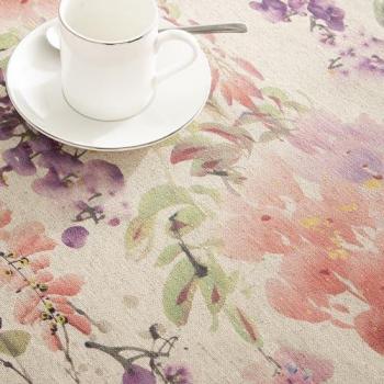 Mantel Lino Antimanchas Estampado Viola Multicolor 140x240 cm