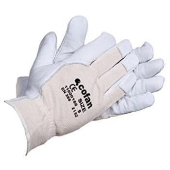 Guantes de Piel Vacuno con Dorso de Punto - Duraderos, Resistentes y Transpirables para Protección y Seguridad
