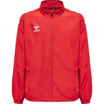 Chaqueta Hummel Core Xk Micro para niños, con cierre de cremallera, diseño ligero y transpirable, ideal para actividades deportivas y uso diario