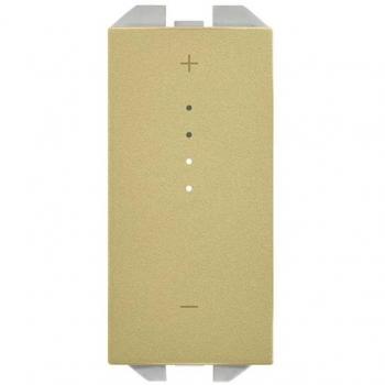 Simon 270 Master interruptor regulable iO con tecla estrecha bronce