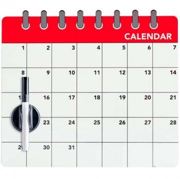 Pizarra magnetica nevera calendar