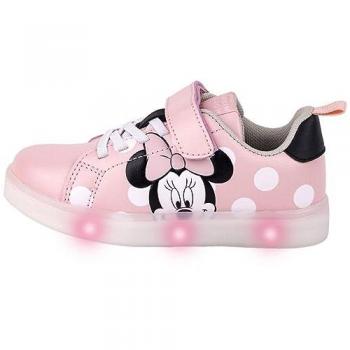 Zapatillas Deportivas Minnie Mouse con Suela TPR y Luces, Color Rosa, Unisex Niños, Talla 31 EU