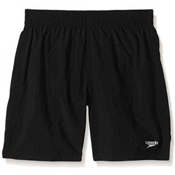 Speedo Boy's Solid - Bañador de natación para niño, tamaño Extra Extra Extra Large, color negro