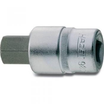 Inserto de llave de cubo HAZET 1/2 (12,5 mm) hexagonal interno 8 mm x 60 mm