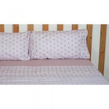 Juego de Sábanas Rita-2 Rosa 120 cm