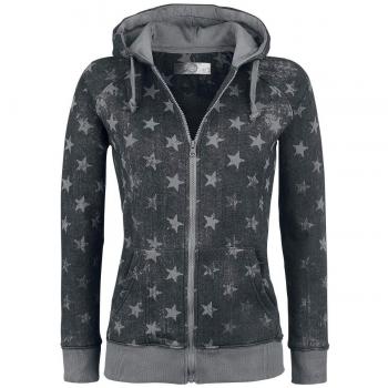 R.E.D. by EMP Freaking out Loud Capucha con Cremallera Gris 5XL