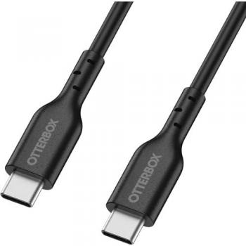 Cable USB-C Macho a USB-C Macho 1m OtterBox Power Delivery Negro