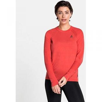 Odlo Midlayer Unity Kinship Pullover Jersey para Mujer, Coral Melange, Medium