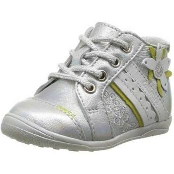 Catimini Ciboulette - Zapatos primeros pasos de cuero para niña Plata Argent