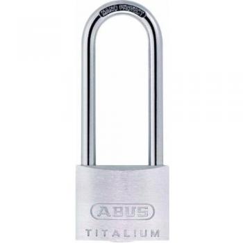 Abus 64TI/30HB60 KA6311 - Candado Titalium de 30mm arco extra largo llaves iguales