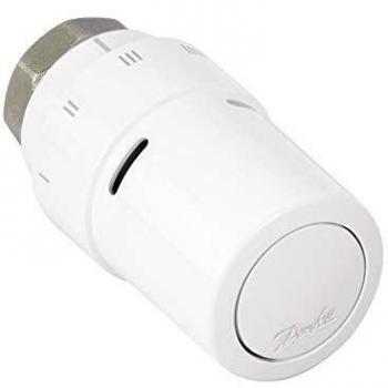 Cabezal Termostático Danfoss RAX-K Blanco, M30 x 1,5, Preciso para Control de Temperatura